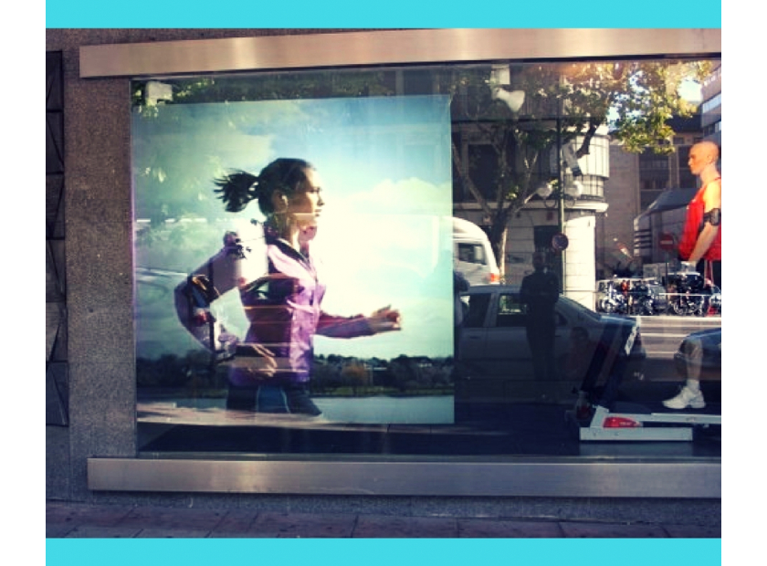 LAMINAS AUTO ADHESIVAS-LÁMINAS AUTO-ADHESIVAS DE PROYECCIÓN PARA ESCAPARATE.