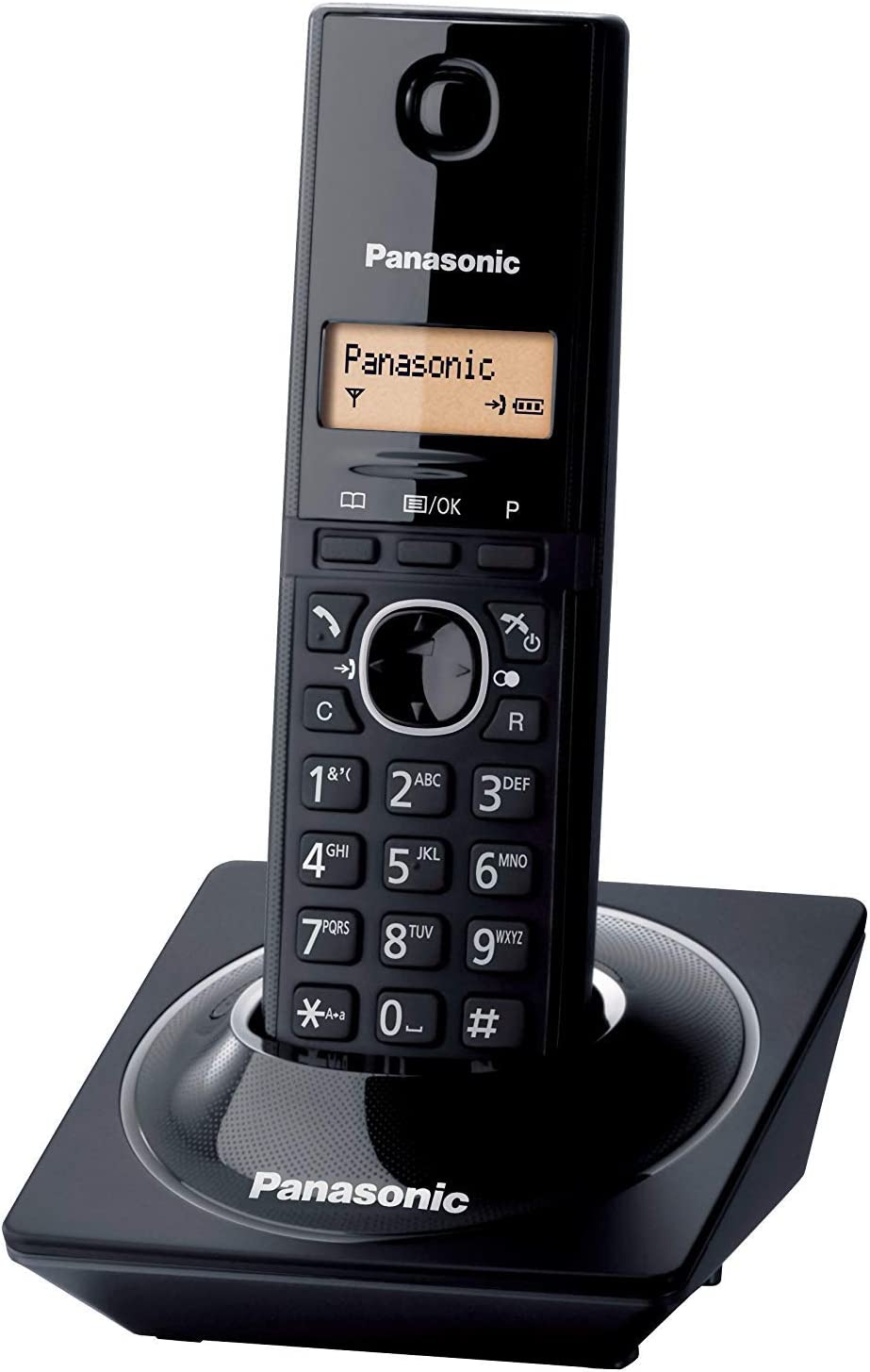 KX-TG1711MEB - Inalámbrico Panasonic KX-TG1711MEB con identificador de llamadas, Tecnología DECT 1.9 GHz y 50 números en memoria.