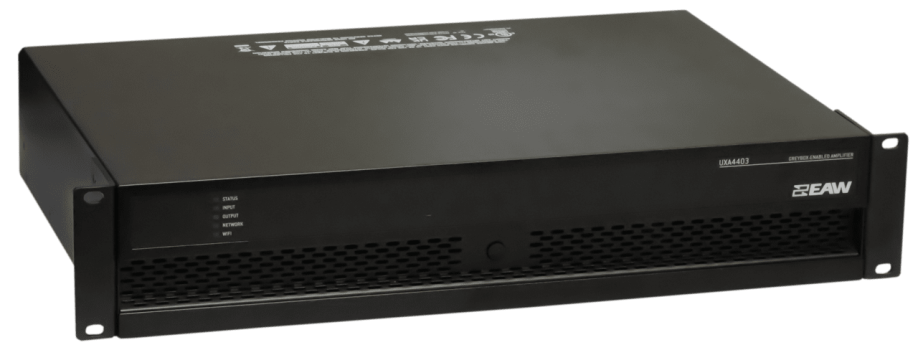 UXA4403-Installation Series amplifiers offer an appropriate power point to support many of EAW’s
