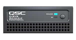 QIO-ML2X2-Extensores de E/S micro/línea en red de Q-SYS