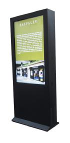 S6500WH-Outdoor floor stand 65 " ,Outdoor Network floor standing 65" TFT LCD Digital signage system,metal housing,with wifi