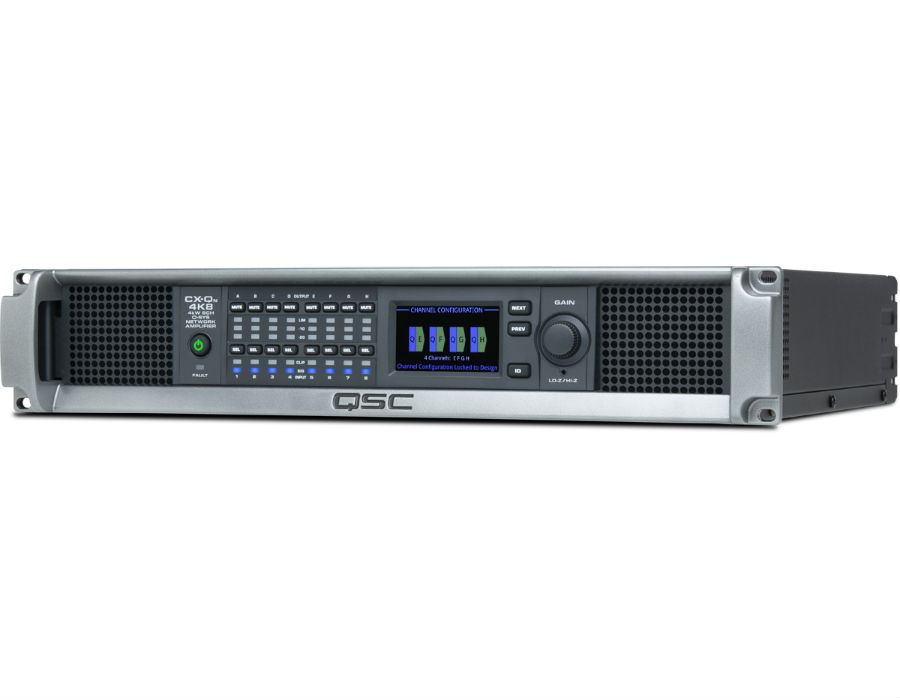 CX-Q 4K8 - Amplificador de red de ocho canales Q-SYS