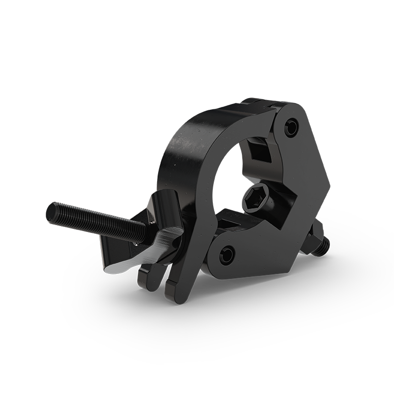 CTC50HCNBLK - Heavy duty half coupler narrow in black - SWL 750kg