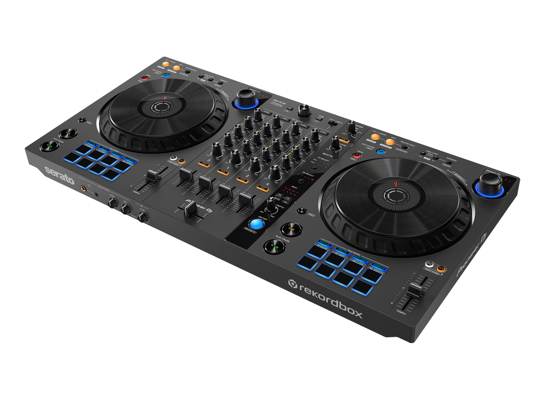 DDJ-FLX6-GTControlador DJ de 4 canales para multiples usos de DJ (grafito)