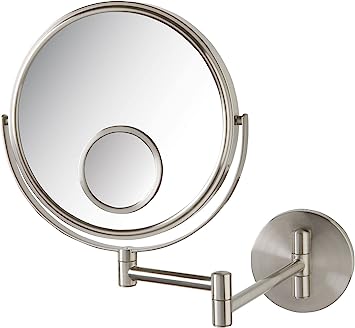 JP7510N Espejo de Maquillaje de Pared con Aumento 10x y 15x
