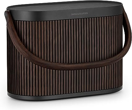 1254100 BEOSOUND A5 DARK OAK Altavoz Bluetooth portátil con conexión Wi-Fi, correa de transporte