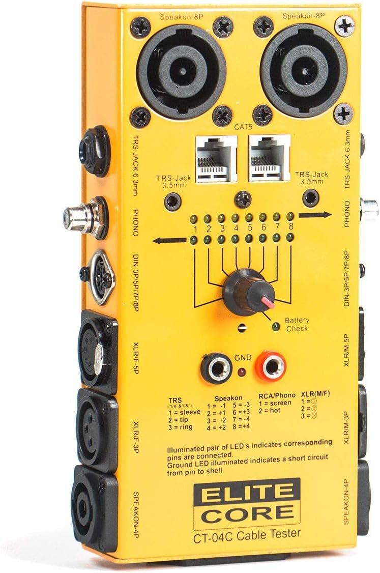 ‎CT-04C Elite Core OSP CT-04C Probador de cables, altavoz