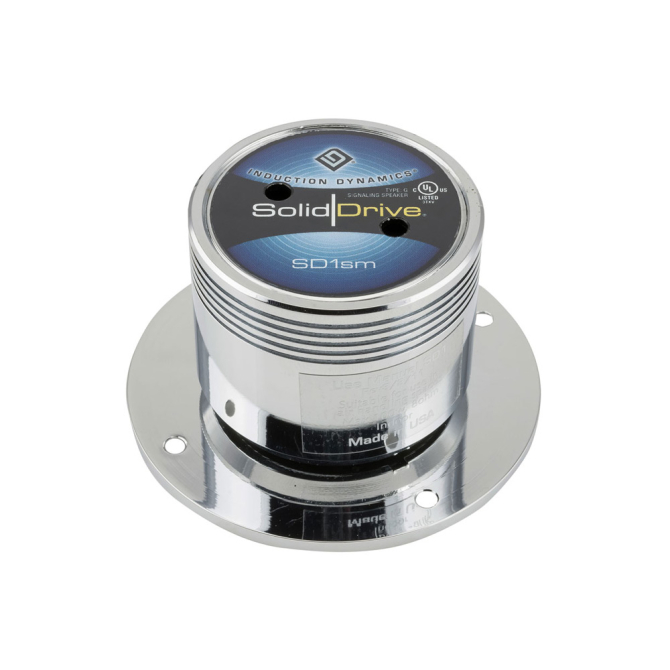 SD-1SM-CR Actuador de montaje en superficie SolidDrive SD-1 en cromo para superficies de madera