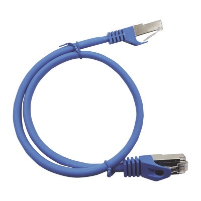 LP-STP-6A-300BU Patch Cord Cat6A 10G blindado 3.0M ( 9.84 ft ) AZUL