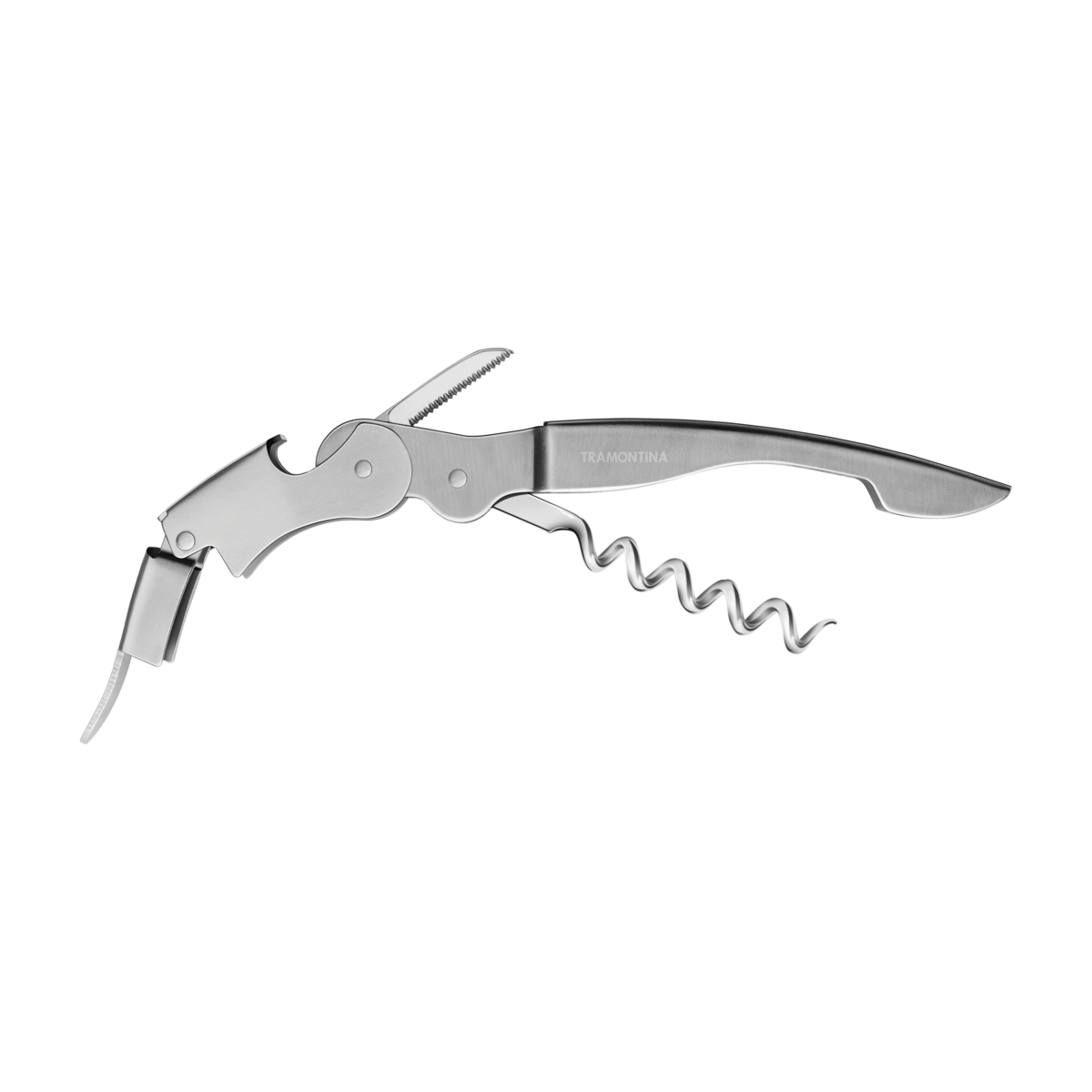 26337100 SACACORCHO, TIPO PERICO EN ACO INOX CAJA DE 12 PZAS