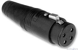 AP-6-21 Conector Amfenol® de montaje en cable de 6 conductores (hembra)