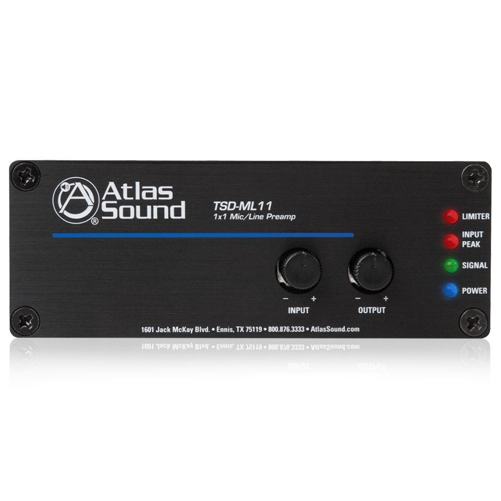 TSD-ML11 1 x 1 preamplificador de micrófono/línea