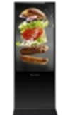 S5000T Network 50" floor standing LCD Kiosk system,metallic housing,aluminum front frames, 1080P full HDTV