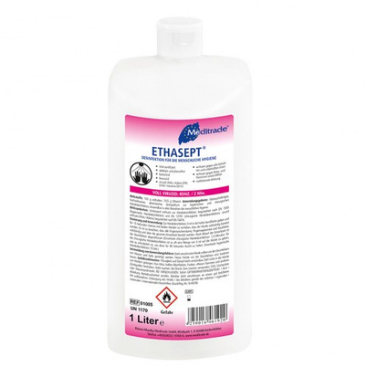 AHDETHASEPT1000 Ethasept® Desinfectante de manos - Existencias reservadas de hygi-Box, botella 1 litro