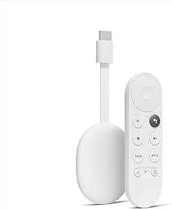 GA03131-US Chromecast with Google TV (HD) - Snow