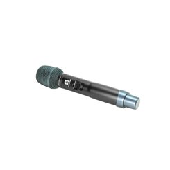 UH-222DP transmisor de mano,cuerpo metálico duradero y ergonómico,control al tacto suave,es compatible con la cápsula de SHURE SM58