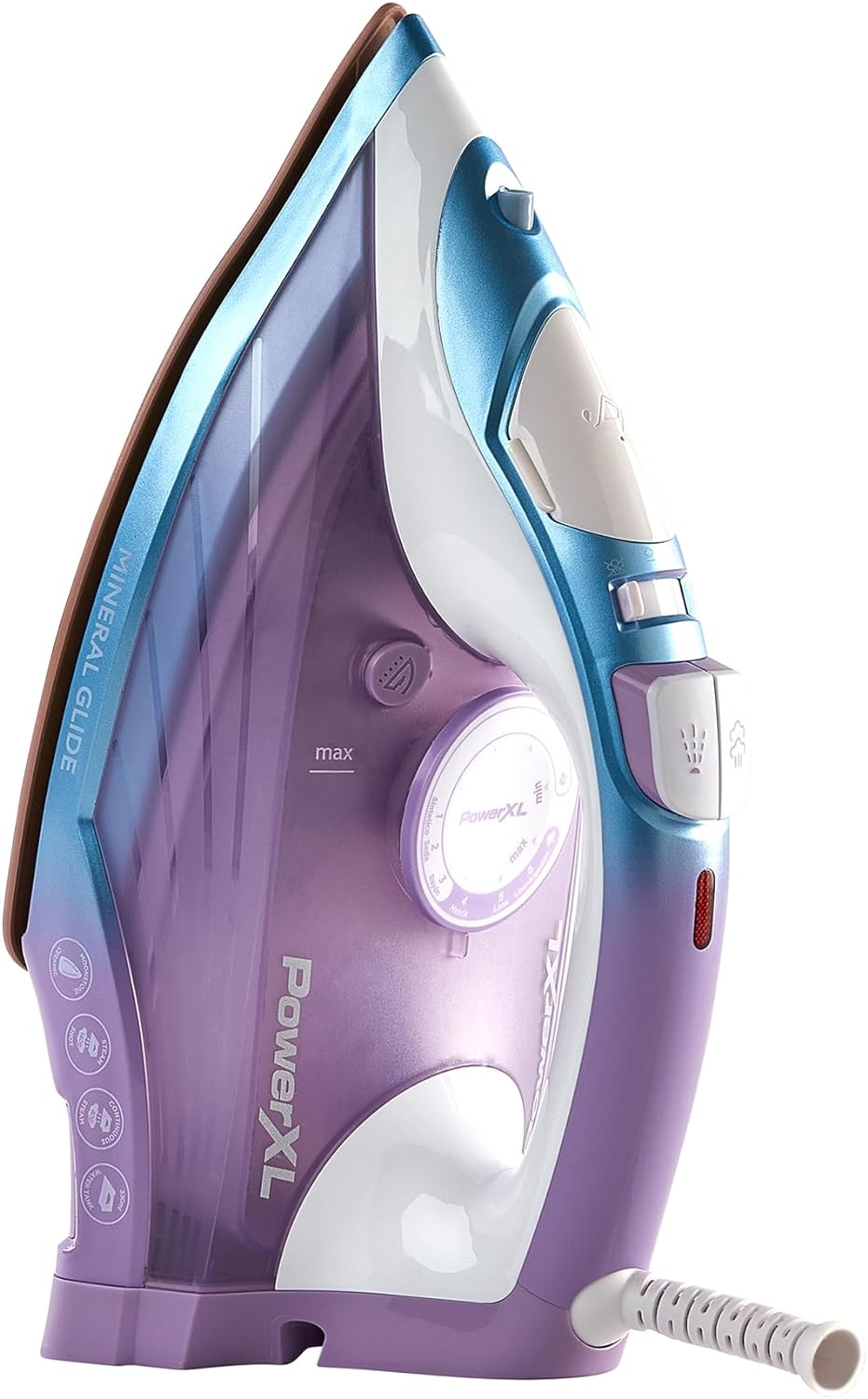 IR2323-0APLA PLANCHA BLACK AND DECKER 3 veces más durable Suela de ceramica,140g de golpe de vapor, Sistema Auto Clean™ Cable largo de 2.44 metros Mango Comfort Grip