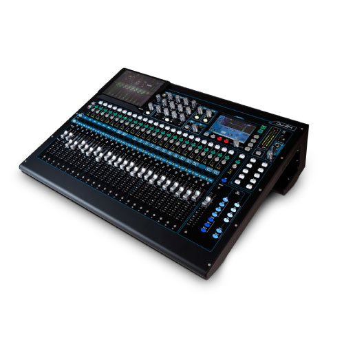 QU-24C Mezclador digital compacto de 30 entradas / 24 salidas con control remoto inalámbrico