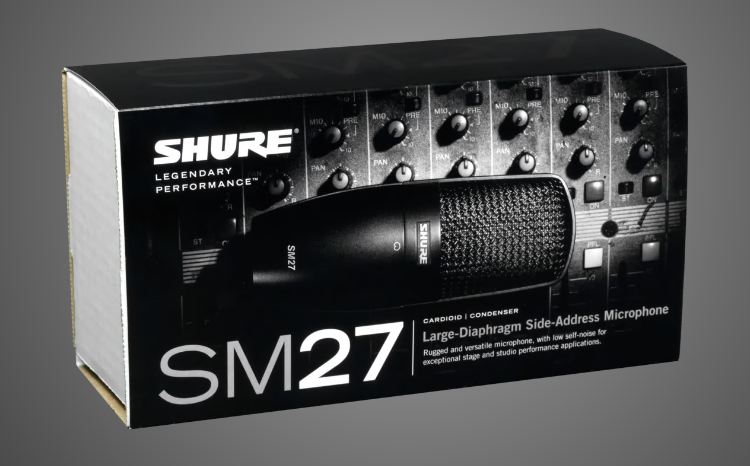 SM27-SC Micrófono condensador profesional de gran diafragma