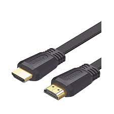 50819 Cable HDMI 2.0 Plano de 1.5 m / 4K@60Hz / HDR / 3D / HEC (Canal Ethernet HDMI) / ARC (Canal de Retorno de Audio / Color Profundo de 48 bits / Audio de 32 canales / HDCP /Audio Dolby True HD 7.1 / 18 Gbps / Estañado y Triple Blindaje / Anti Interfer