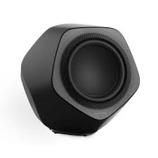 1620522 Subwoofer inalámbrico de alta gama que llena tu salón de bajos potentes y le aporta un diseño escultural y único.