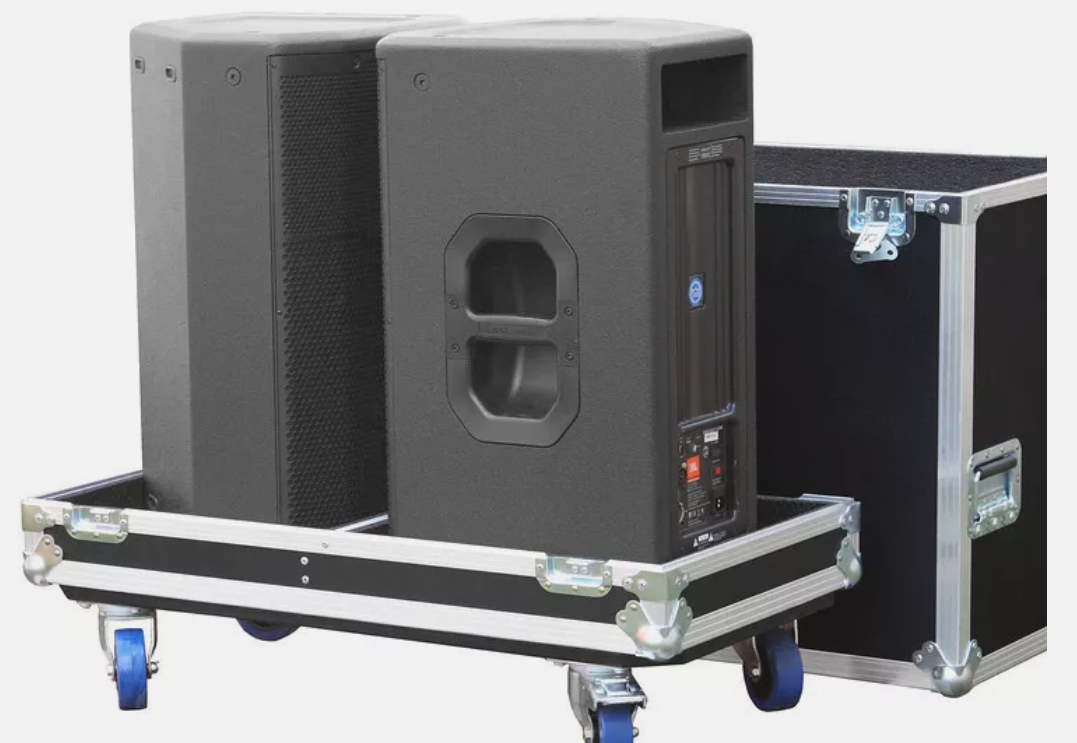 Cases para 2 bocinas de 15