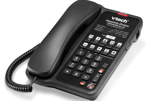 Teléfono analógico clásico con cable de 1 línea