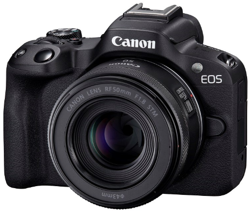 Cámara sin espejo Canon EOS R50, RF-S 18-45 mm f/4,5-6,3 IS STM + RF-S 55-210 mm f/5-7,1 IS STM