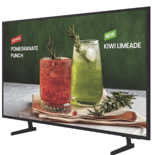 Television Profesional LED de 50" / UHD 4K (3840x2160p) / Entradas de Video HDMI / Bocinas Integradas de 10 W / Compatible VESA / Ideal para uso comercial y residencial.