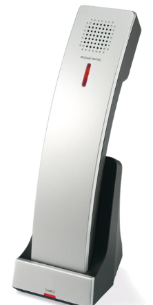 Auricular inalámbrico analógico contemporáneo de 1 línea con marcación rápida