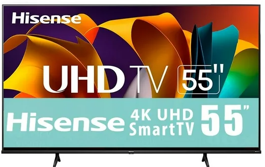 TV Hisense 55 pulgadas 4K Ultra HD Smart TV LED 55A6NV