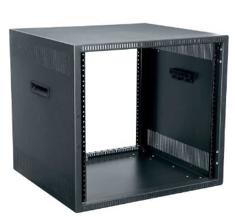 Rack de escritorio serie DTRK DTRK-1418 de Middle Atlantic, 19,5" de profundidad, 14 RU, gris