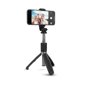HyperGear Tripié + Selfie Stick SnapShot, hasta 99cm, Negro
