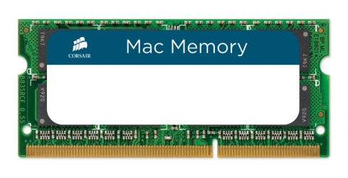 CMSA8GX3M1A1600C11 Memoria RAM Corsair DDR3L, 1600MHz, 8GB, CL11, SO-DIMM, 1.35v, para Mac