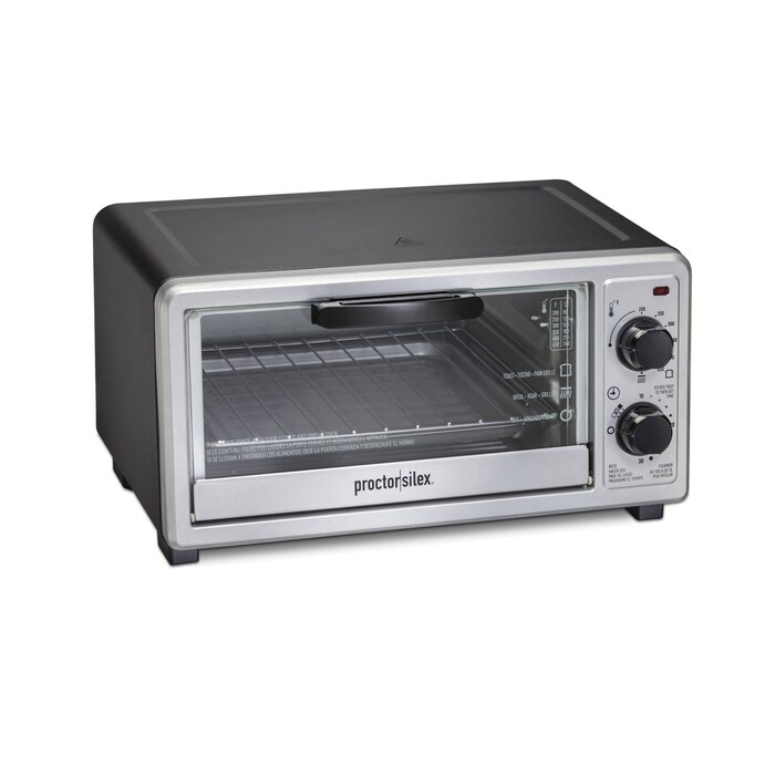 31260G Horno Tostador Proctor Silex 4 Rebanadas Plata Negro 31260