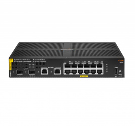 R8N89A Switch Aruba Gigabit Ethernet 6000 12G CL4, 12 Puertos PoE 10/100/1000Mbit/s + 2 SFP, 32 Gbit/s, 8192 Entradas - Administrable 