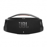 JBL Bocina Portátil Boombox 3, Bluetooth, Inalámbrico, 80W RMS, USB 2.0, Negro - Resistente al Agua
