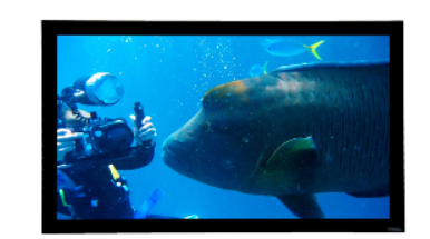 1F145WS-Neo Series-1 fixed frame (1.5 wide velvet border, 148w x 64.1h x 1.6d outer frame size) 145w x 61.1h image (2.37 ratio, 157.3 diagonal)