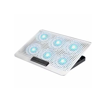 0B51120 Base Enfriadora Acteck para Laptop 16,Froost Max BE480 / Aluminio + ABS / 6x Ventiladores 15 mm / Control de velocidad / 7 Niveles de ajuste / Advanced Negro