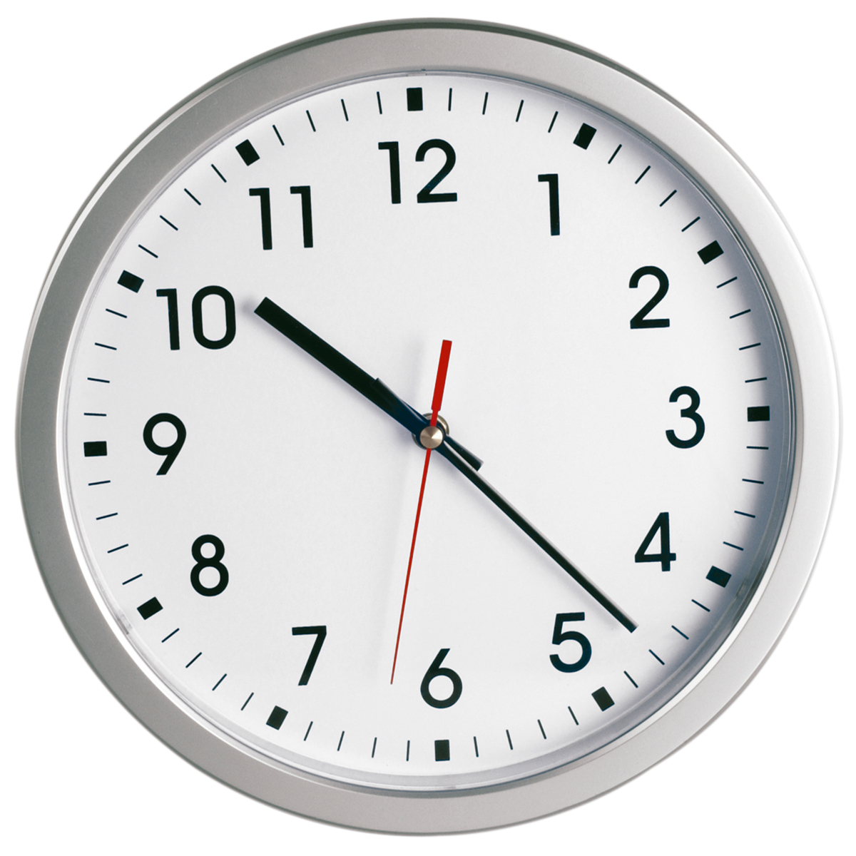 41458  Reloj de Pared Fragments LFYD9657G Plata 