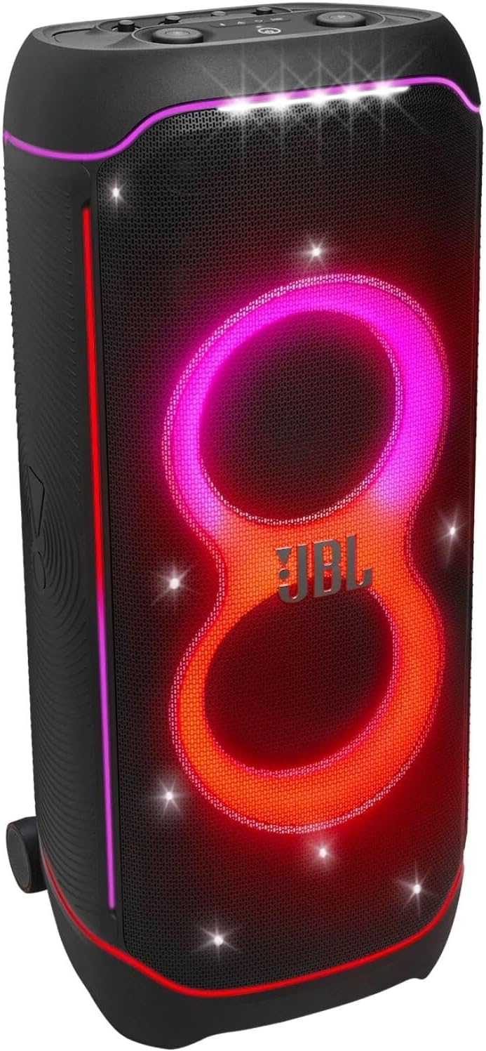 JBL PartyBox Ultimate  JBL PartyBox Ultimate Bocina Efecto Luz LED, Bluetooth, 1100 W de Potencia, Resistente al Agua IPX4 - Negro 
