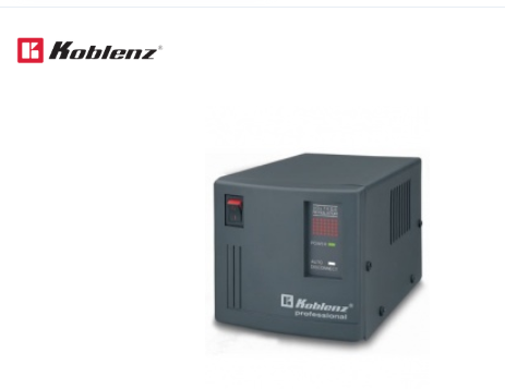 ER-2550 REGULADOR DE VOLTAJE KOBLENZ ER-2550, 2500 VA / 2000 W, 6 CONTACTOS NEMA 5-15R, LUZ LED, ENCENDIDO/ APAGADO DE USO RUDO. 7 AÑOS DE GARANTA SKU 00-1560-2