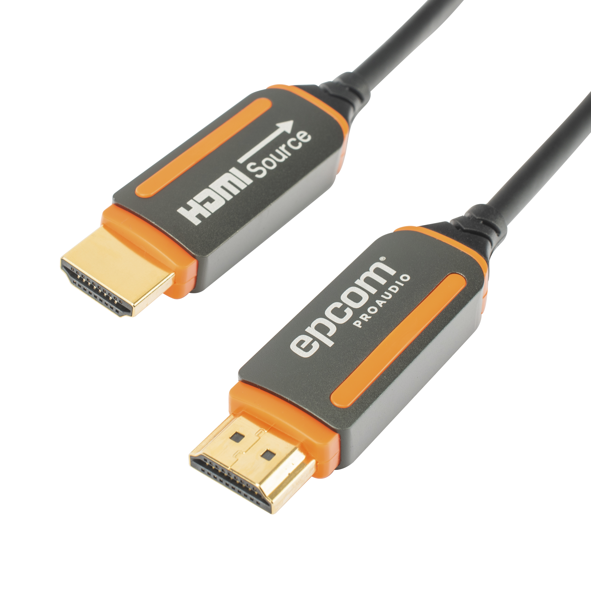 EP-FOH-4K-20M Cable HDMI de Fibra Óptica de 20m | Alta Definición | Version 2.0 | Alta velocidad 18Gbps | 4K@60Hz | HDCP 2.2 | Resistente a EMI y RFI